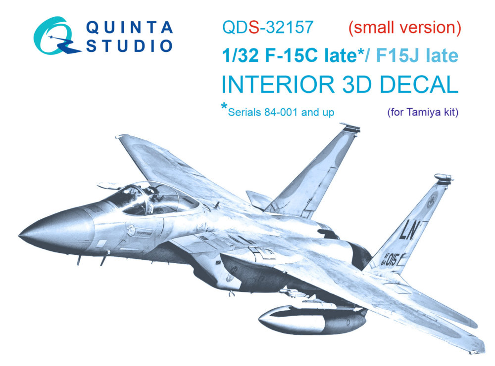 1/32 F-15C Late/F-15J late 3D-Printed&col. Inter.