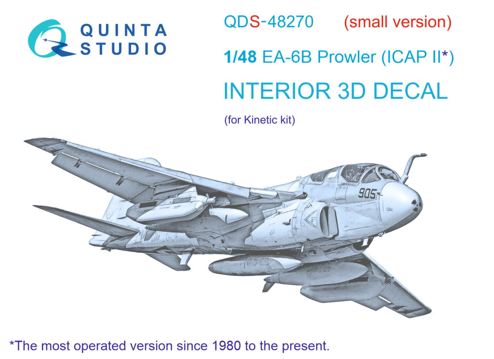 1/48 EA-6B Prowler (ICAP II) 3D-col.Interior SMALL