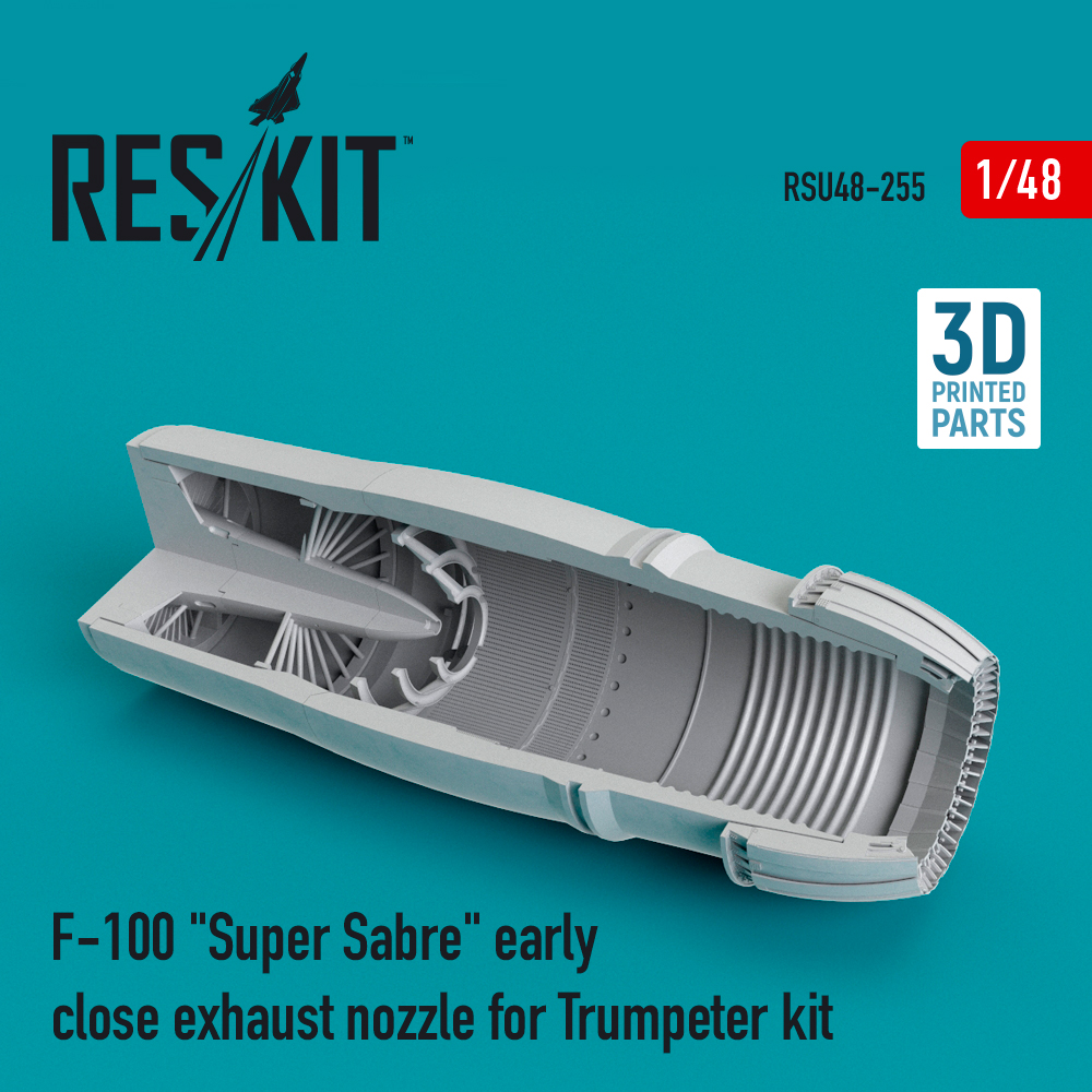 1/48 F-100 'Super Sabre' early close exh.nozzles