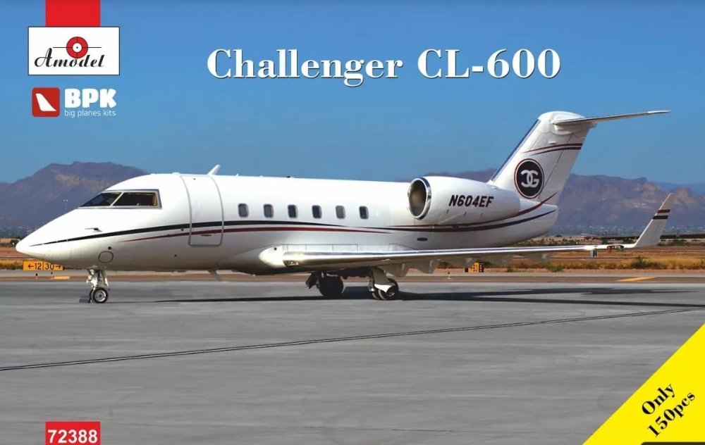 1/72 Bombardier Challenger CL-600 (N604EF)