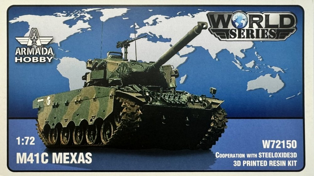 1/72 M41C Mexas (3D resin printed kit)