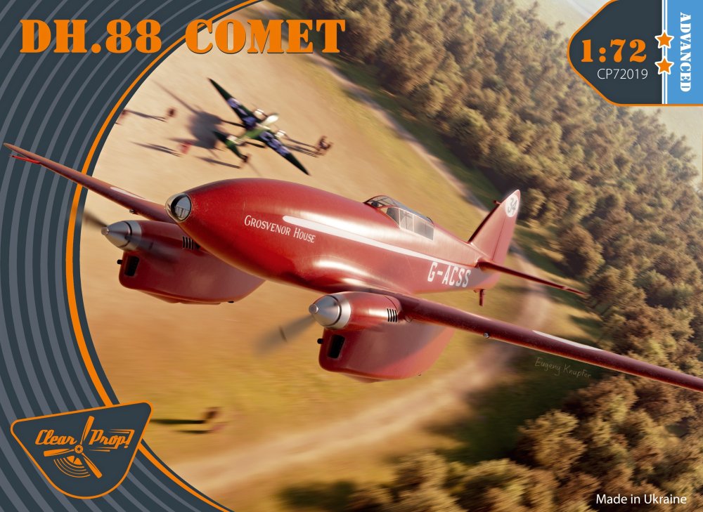 1/72 DH.88 Comet, Advanced Kit (incl. PE set)