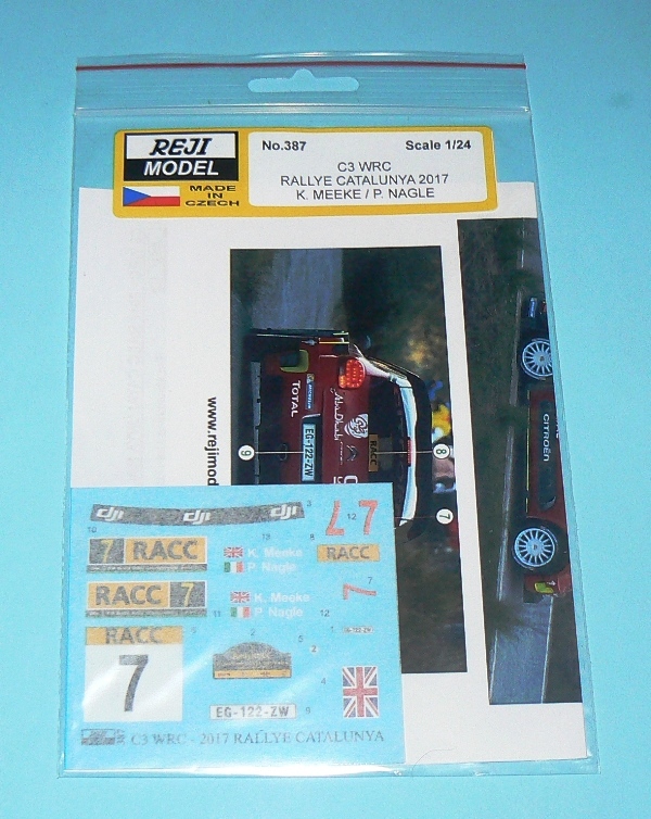 1/24 Citroen C3 WRC Rallye Catalunya 2017