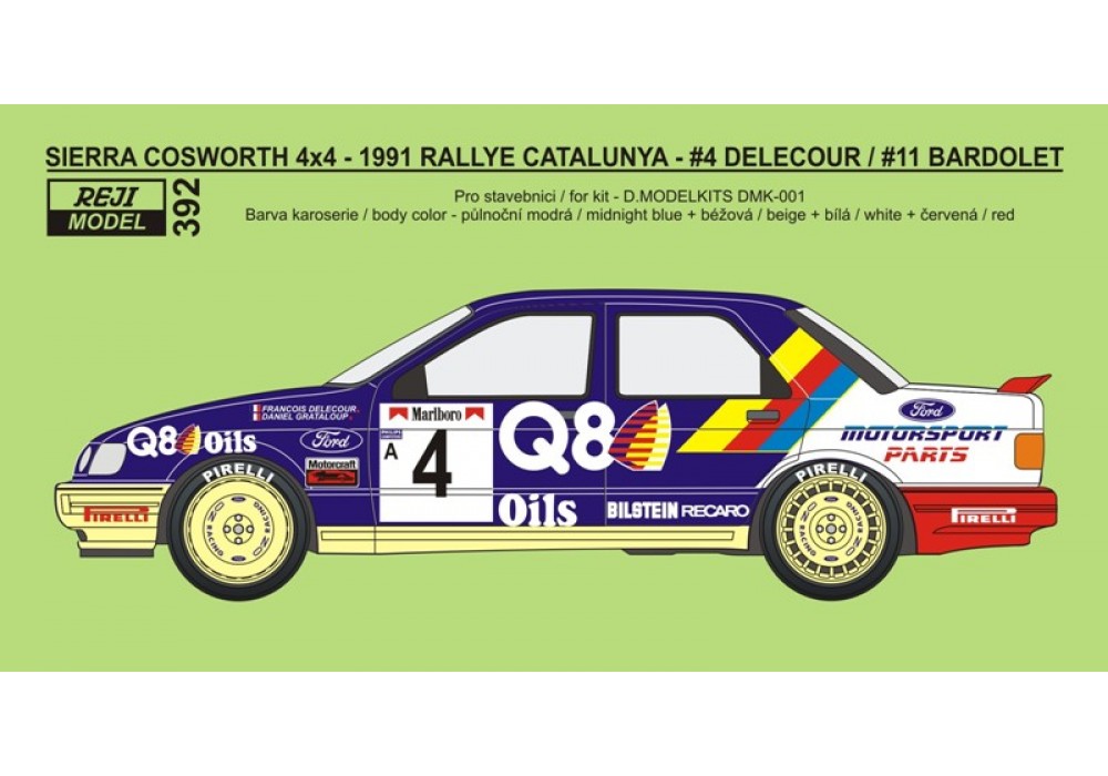 1/24 Sierra Cosworth 4x4 - Rallye Catalunya 1991