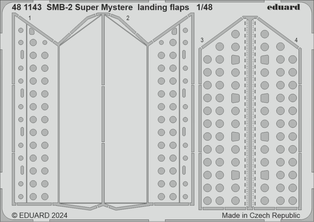 SET SMB-2 Super Mystere landing flaps (SP.HOB.)