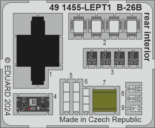 SET B-26B rear interior (ICM)