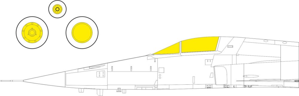 Mask 1/48 F-5E TFace (AFV / EDU)