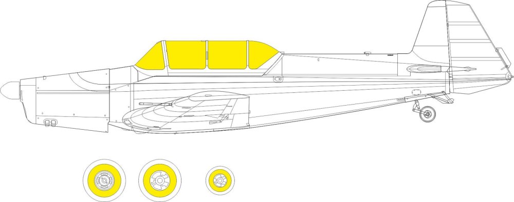 Mask 1/48 Z-526 Trenér Master TFace (EDU)