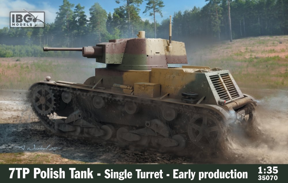 1/35 7TP Polish Tank - Single Turret (Early Prod.)