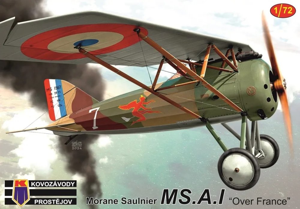 1/72 Morane Saul. MS.A.I 'Over France' (3x camo)