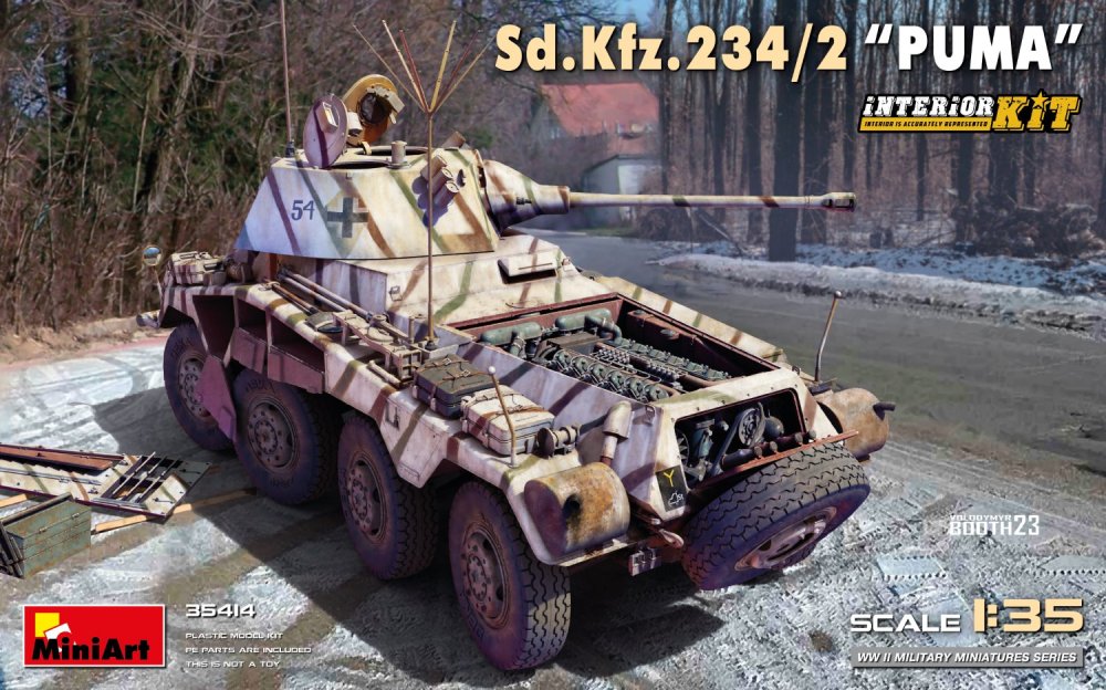 1/35 Sd.Kfz. 234/2 PUMA w/ Interior Kit