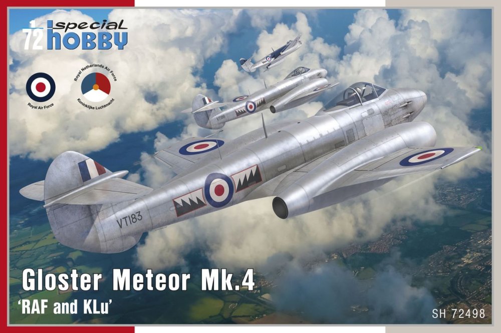 1/72 Gloster Meteor Mk.4 'RAF and KLu'