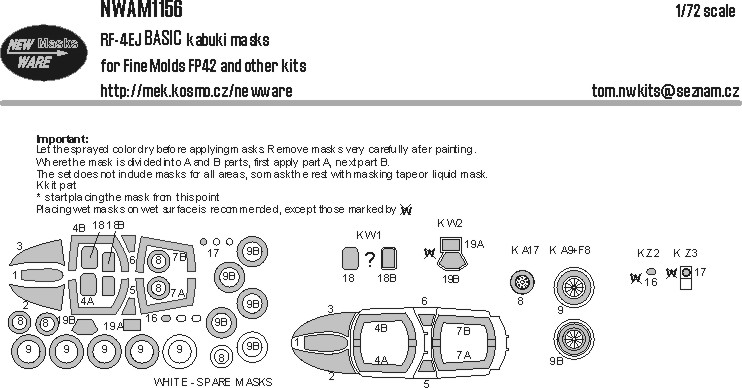 1/72 Mask RF-4EJ BASIC (FINEM)