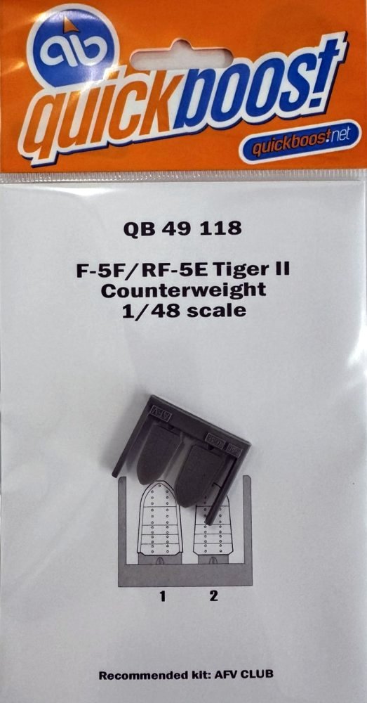 1/48 F-5F/RF-5E Tiger II counterweight (AFV)