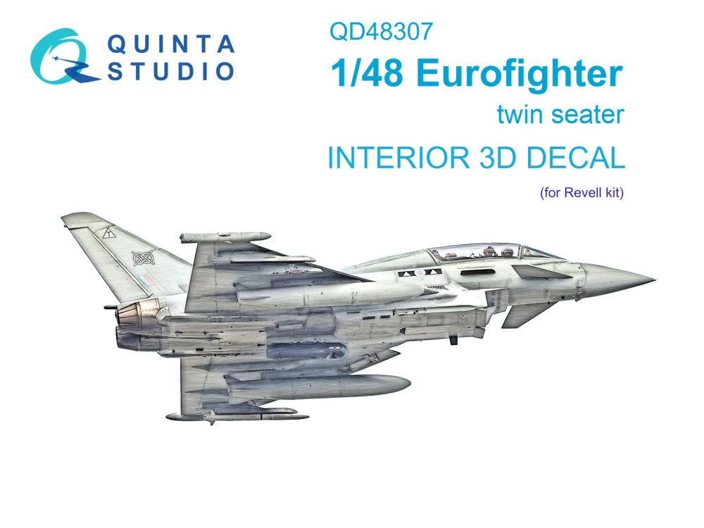 1/48 Eurofighter twin seater 3D-Print.&col.Inter.