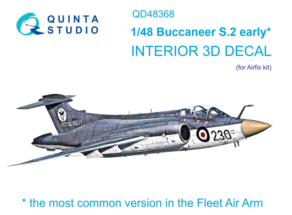 1/48 Buccaneer S.2 early 3D&col.Interior (AIRF)