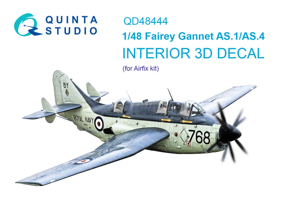 1/48 Fairey Gannet AS.1_AS.4 3D-Print.&col.Inter.