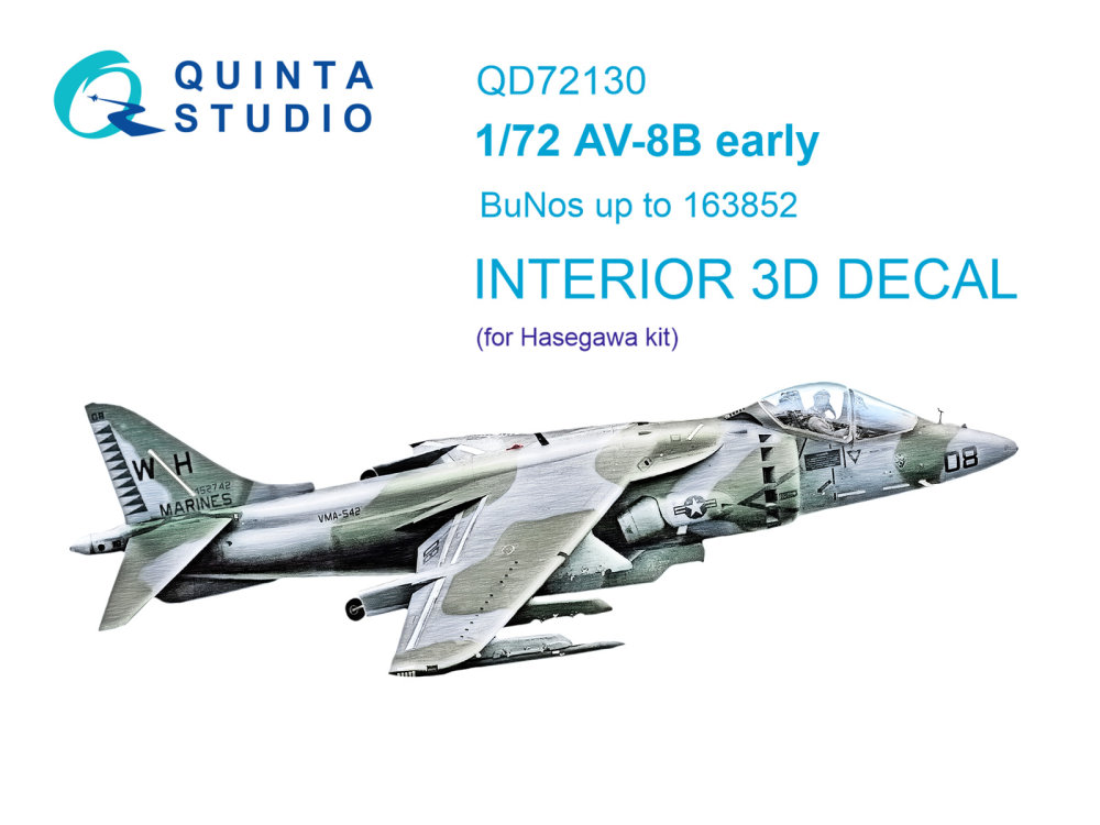 1/72 AV-8B early 3D-Print.&col.Interior (HAS)