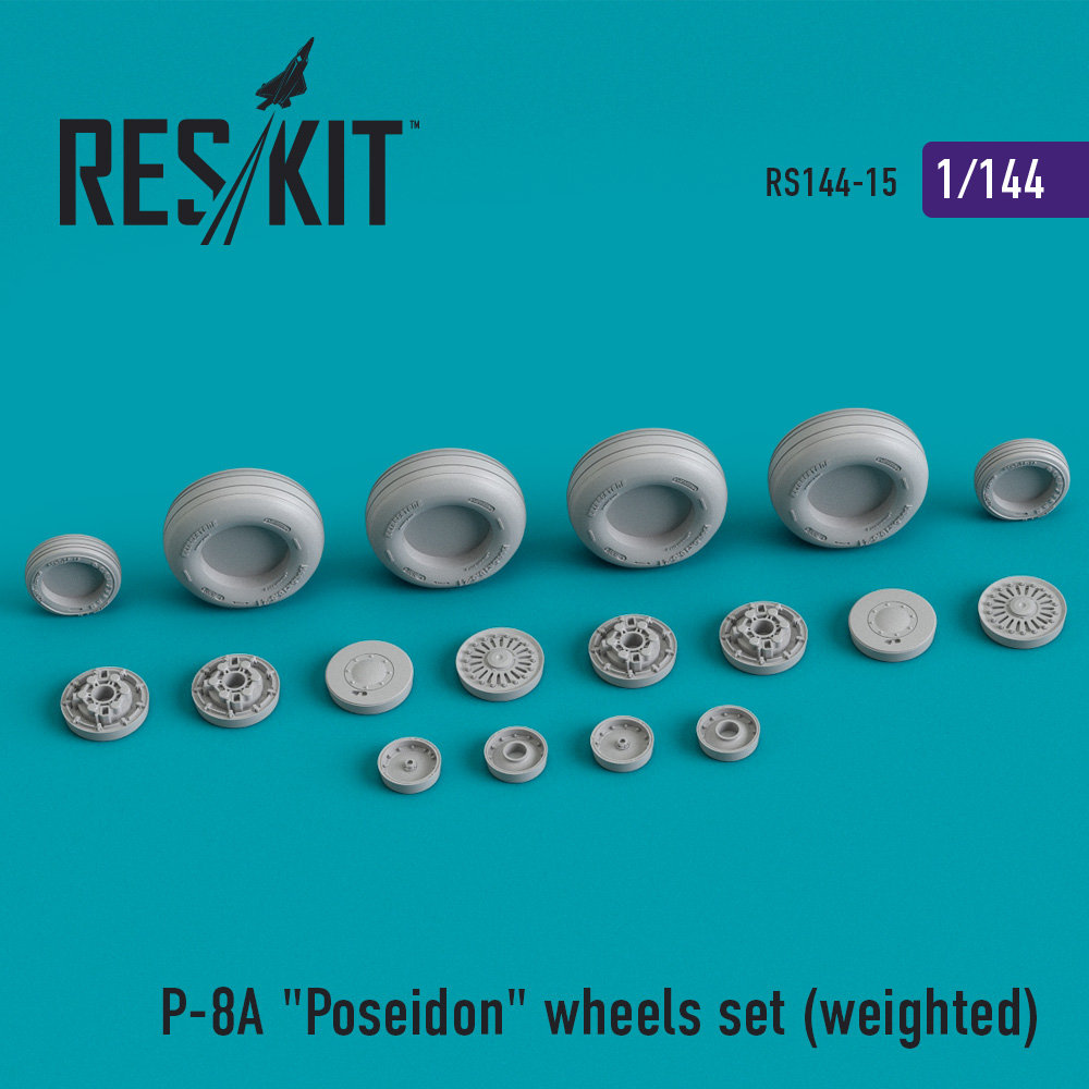 1/144 P-8A 'Poseidon' wheels set (weighted)