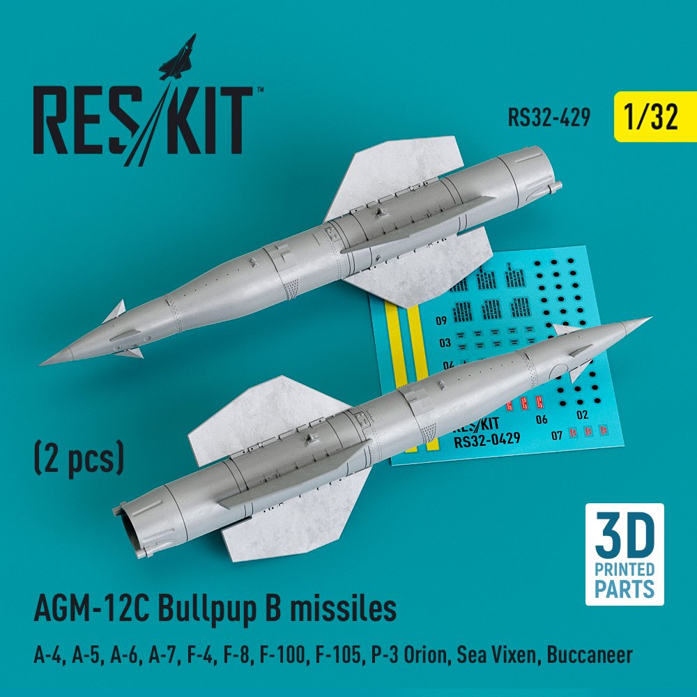 1/32 AGM-12C Bullpup B missiles (2 pcs.)