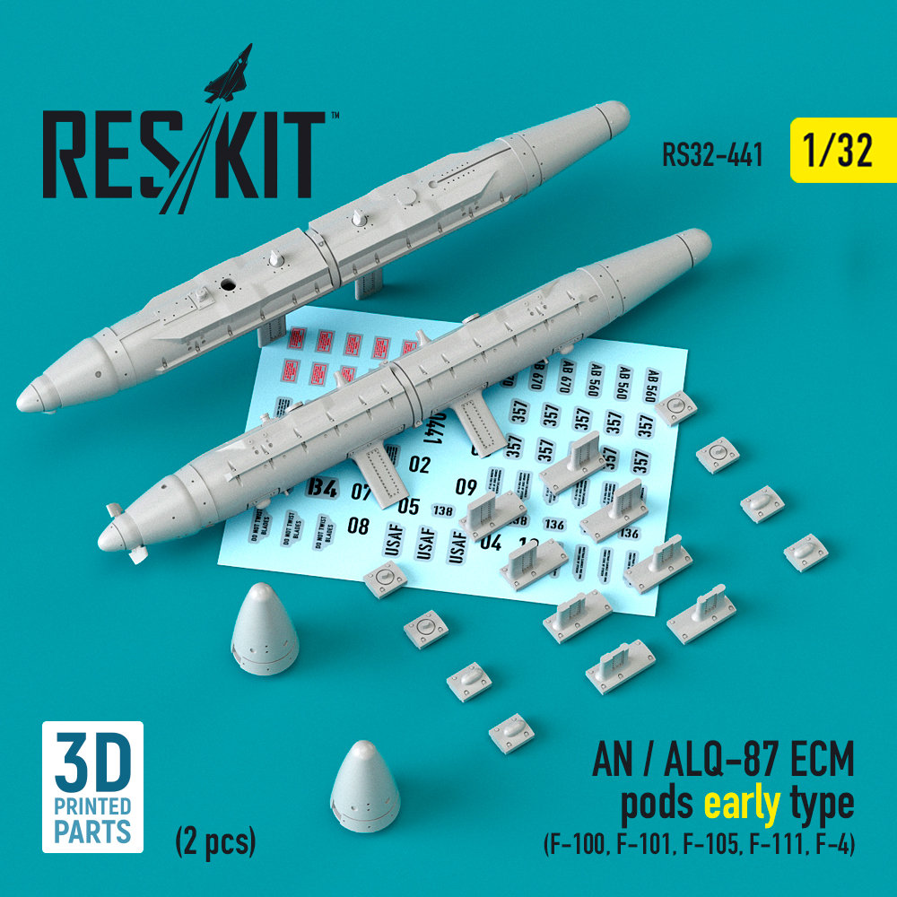 1/32 AN / ALQ-87 ECM pods early type - 2 pcs.