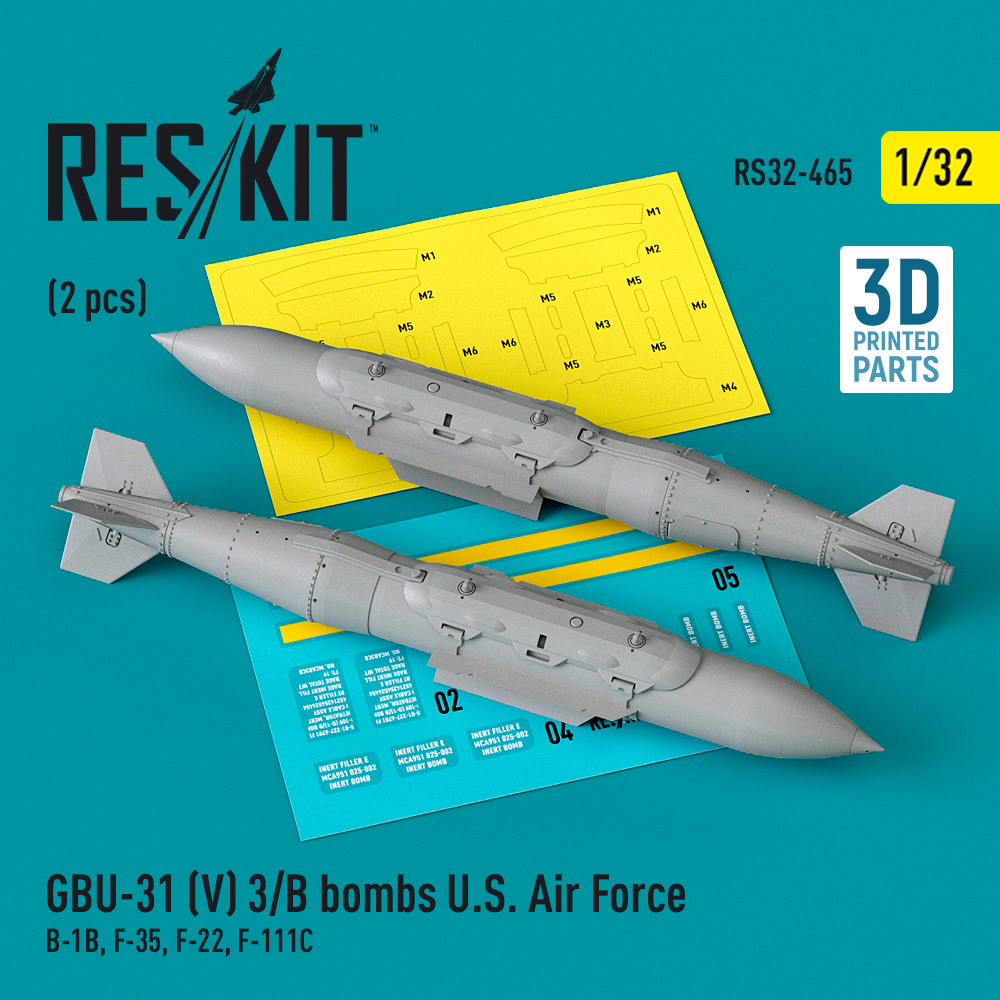 1/32 GBU-31 (V) 3/B bombs U.S. Airce (2 pcs.)