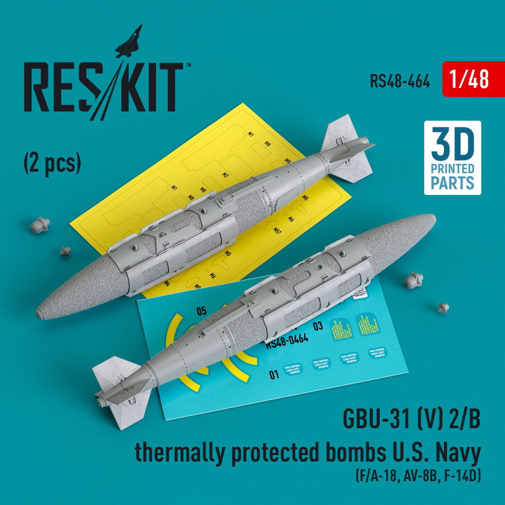 1/48 GBU-31 (V) 2/B thermally prot.bombs U.S. Navy