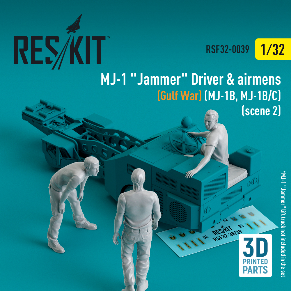 1/32 MJ-1 Driver&airmens (Gulf War) scene 2