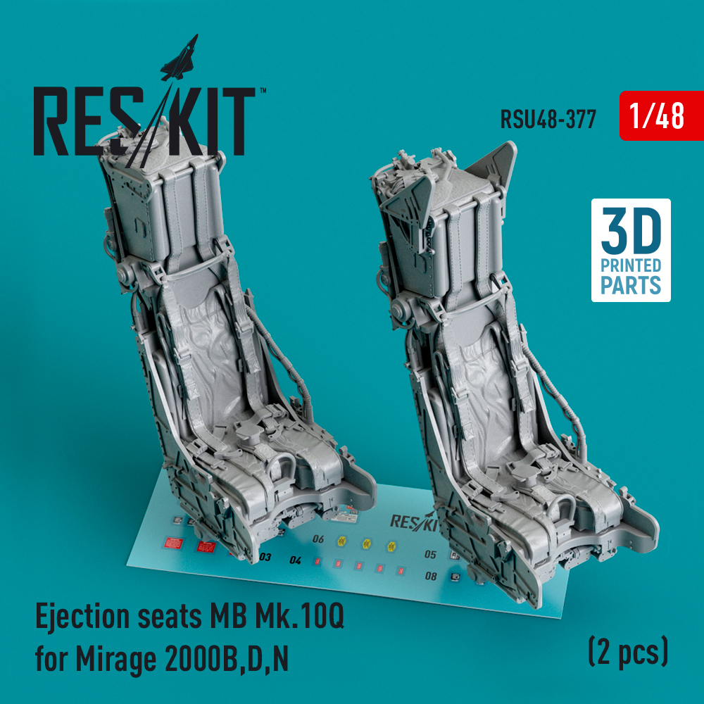 1/48 Eject.seats MB Mk.10Q Mirage 2000B/D/N (2 x)