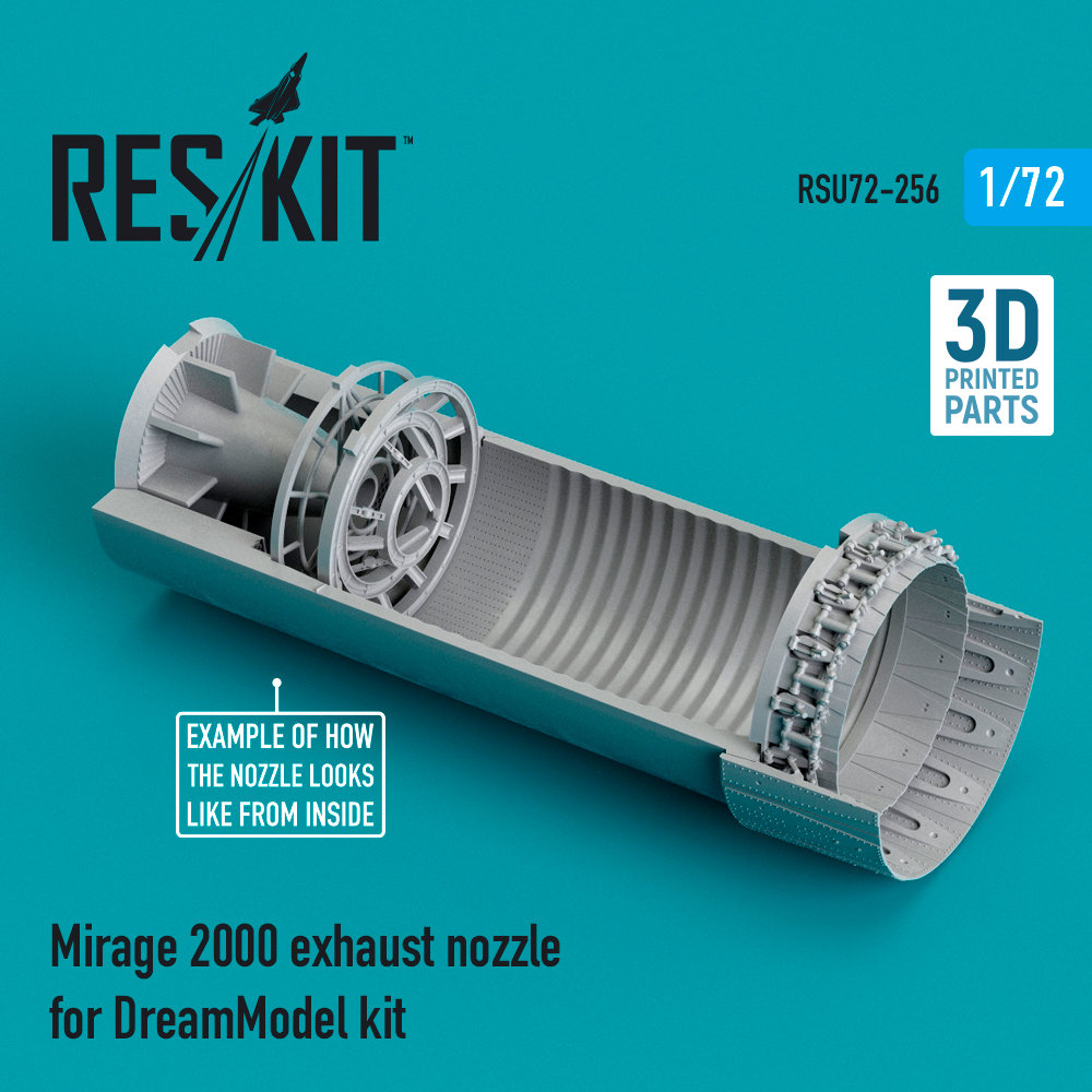 1/72 Mirage 2000 exhaust nozzle (DREAM M.)