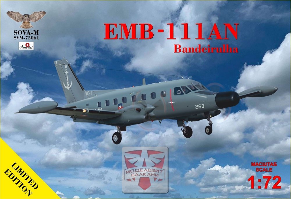 1/72 EMB-111AN 'Bandeirulha' patrol (Brazil A.F.)