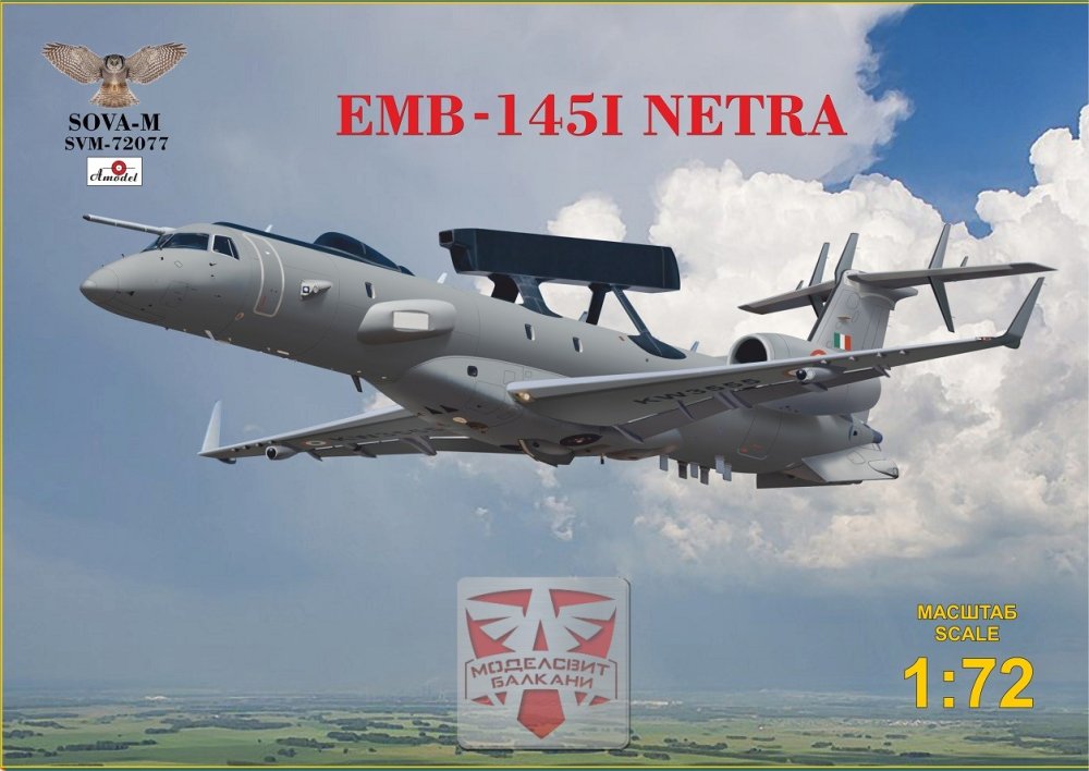 1/72 EMB-145I NETRA (AEW&CS aircraft) Indian A.F.