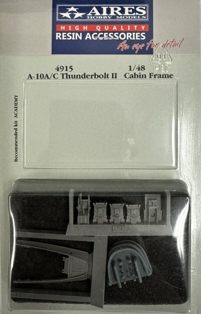 1/48 A-10A/C Thunderbolt II cabin frame (ACAD)