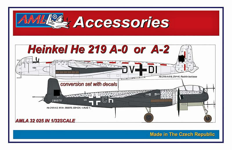 1/32 Heinkel He 219 A-0 or A-2 Conv.set