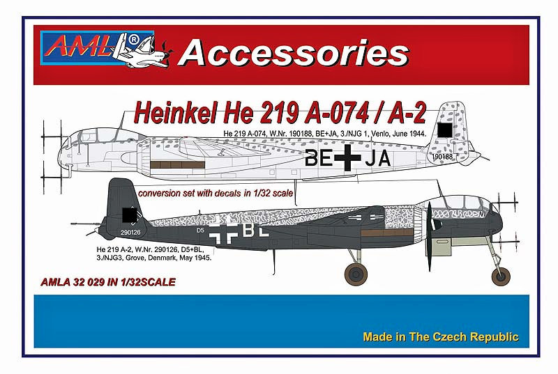 1/32 Heinkel He 219 A-074/A-2 Conversion set