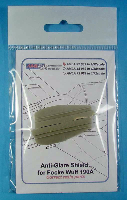 1/32 Anti-Glare Shield for Focke Wulf 190A