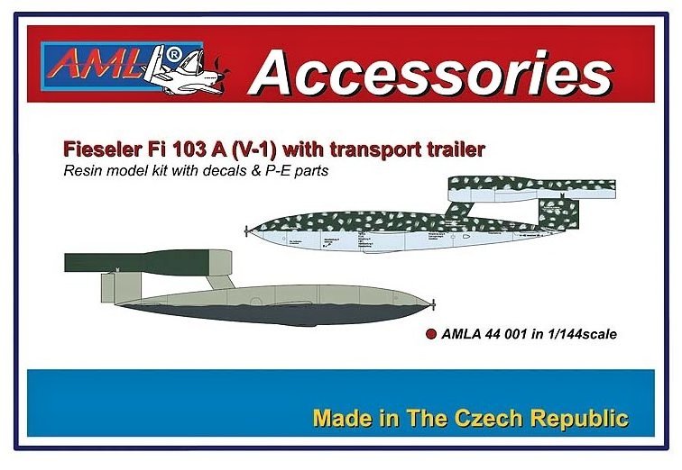 1/144 Fieseler Fi 103 A (V-1) w/ transport trailer