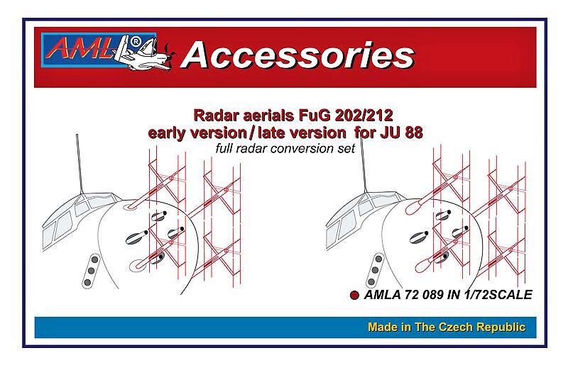 1/72 Junkers Ju 88 C-6/R w/ Radar aerials FuG 202/