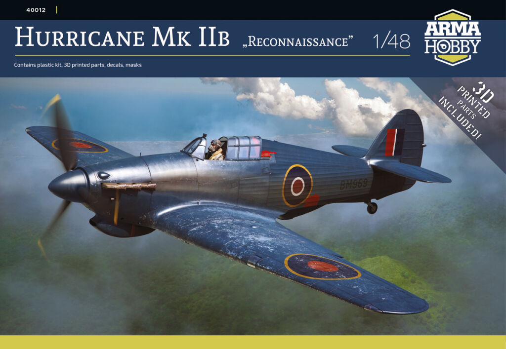 1/48 Hurricane Mk IIb Reconnaissance (3x camo)