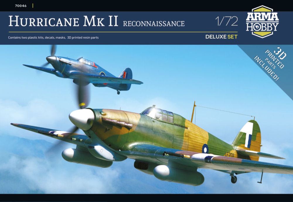 1/72 Hurricane Mk.II Reconnaissance (DELUXE SET)