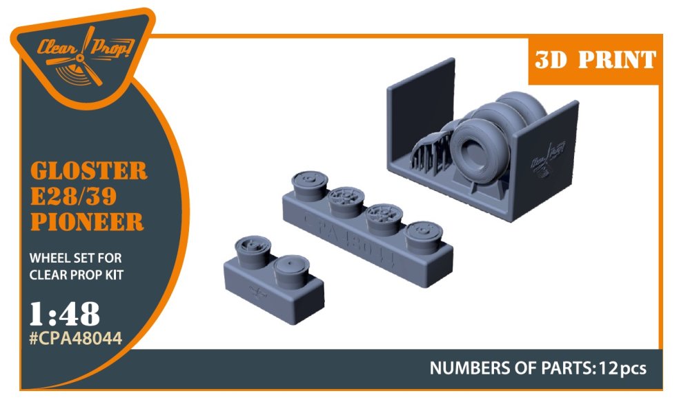 1/48 Gloster E28/39 Pioneer wheel set