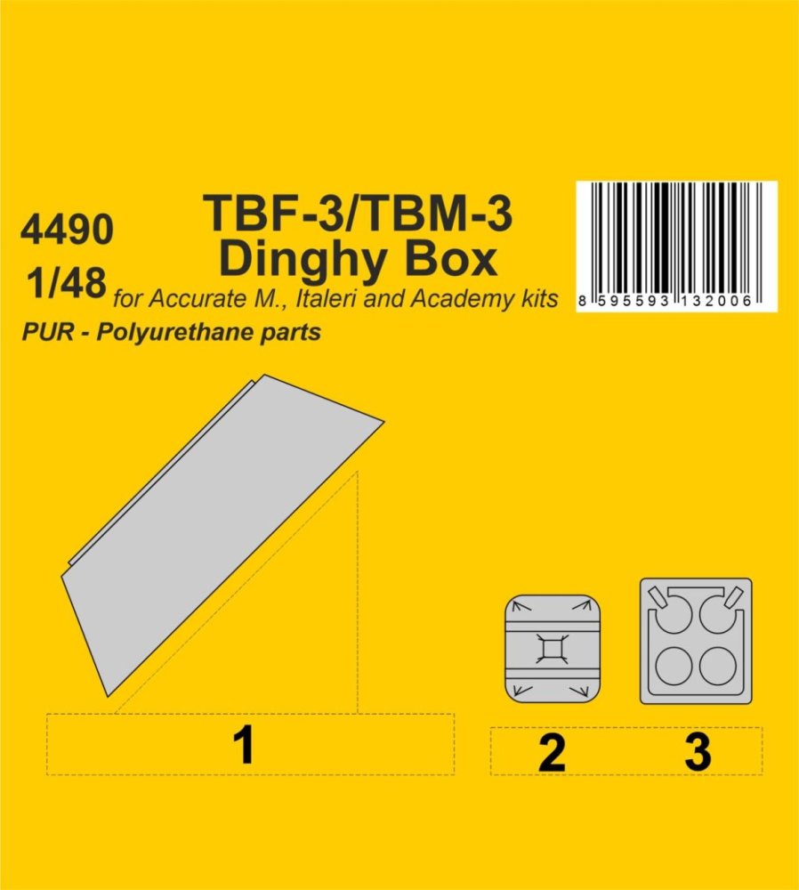 1/48 TBF-3/TBM-3 Dinghy Box (ACCUR/ACAD)