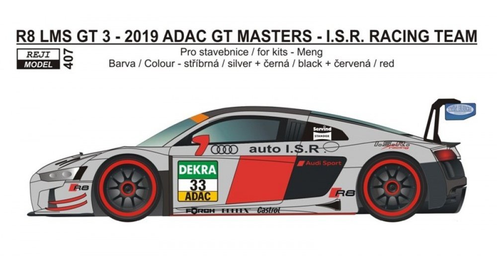 1/24 Audi R8 LMS GT 3 2018/2019 ADAC GT Masters