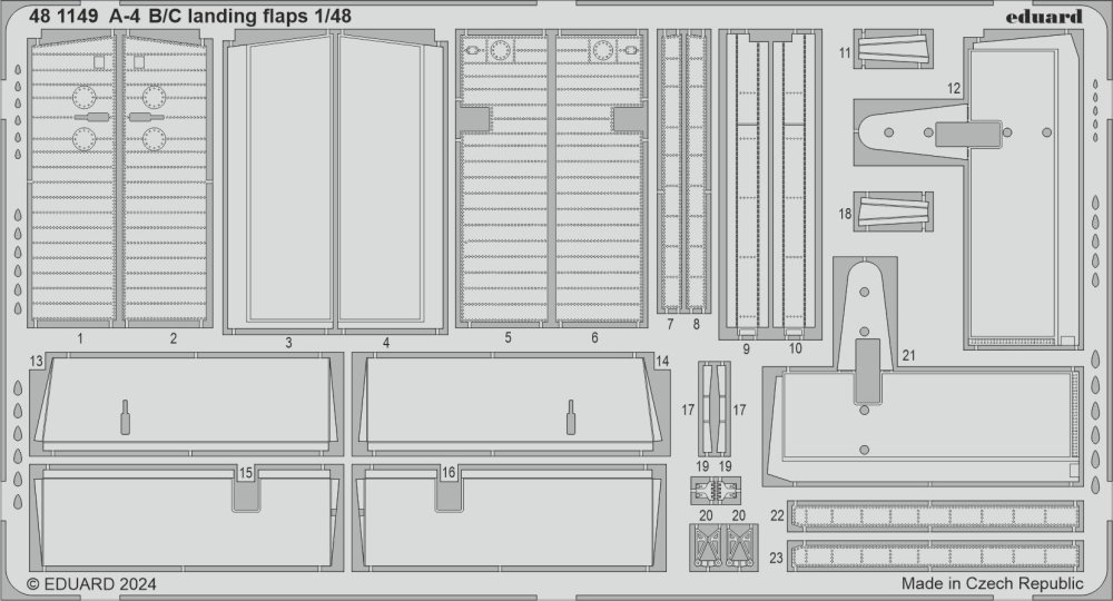 SET A-4B/C landing flaps (H.2000/HAS)