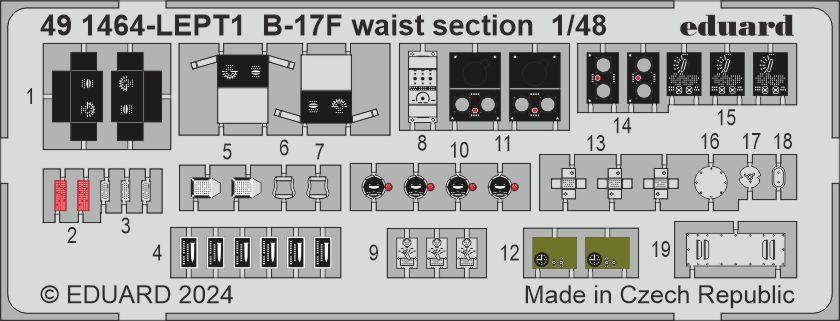 SET B-17F waist section (EDU)