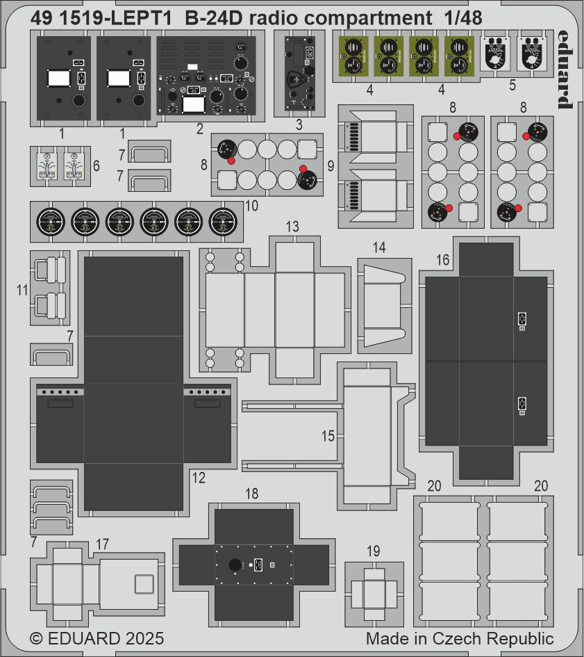 SET B-24D radio compartment (HOBBYB)