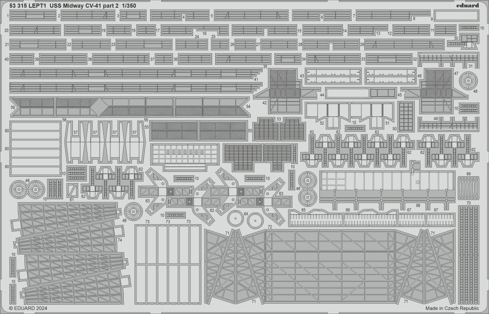 SET 1/350 USS Midway CV-41 part 2 (TRUMP)