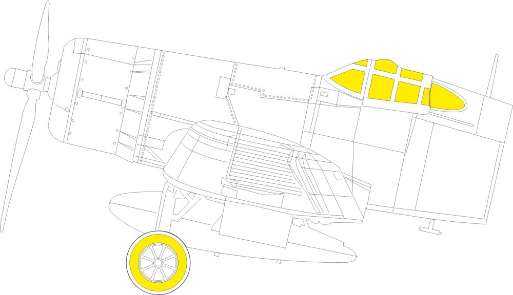 Mask 1/48 F4U-2 TFace (H.B)