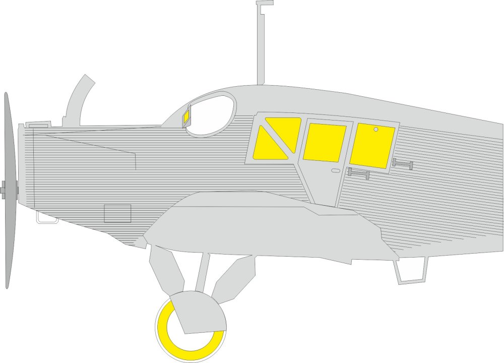 Mask 1/48 Junkers F.13 TFace (MINA)