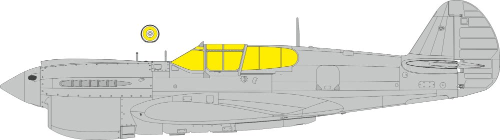 Mask 1/48 P-40E (EDU)